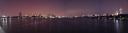 A panorama of the Charles River from Harvard Bridge.  It's striking how
much better this view appears at night than during the day.  (Note: this
picture doesn't do it justice.)

